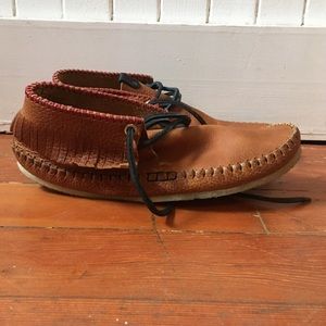 Ken Diamond moccasins with rubber sole